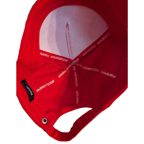 Scuderia FERRARI Logo Hat ~ Official Product Adjustable Strapback Race Cap ~ Red - Picture 6 of 6